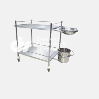 Dressing-Trolley-with-S.S-Bowl-&-Bucket