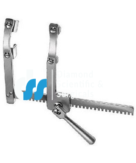 Sternal Retractor 4 movable blades 17 x 22 mm spreading 160 mm
