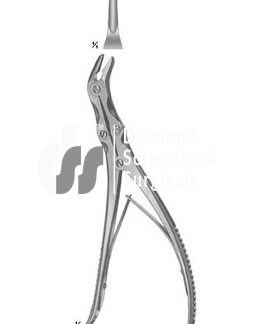 bone rongeurs side angled